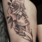 Black and grey tattoo