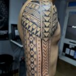 Geo arm shoulder tattoo