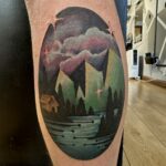 Leg tattoo