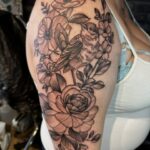 Upper arm tattoo